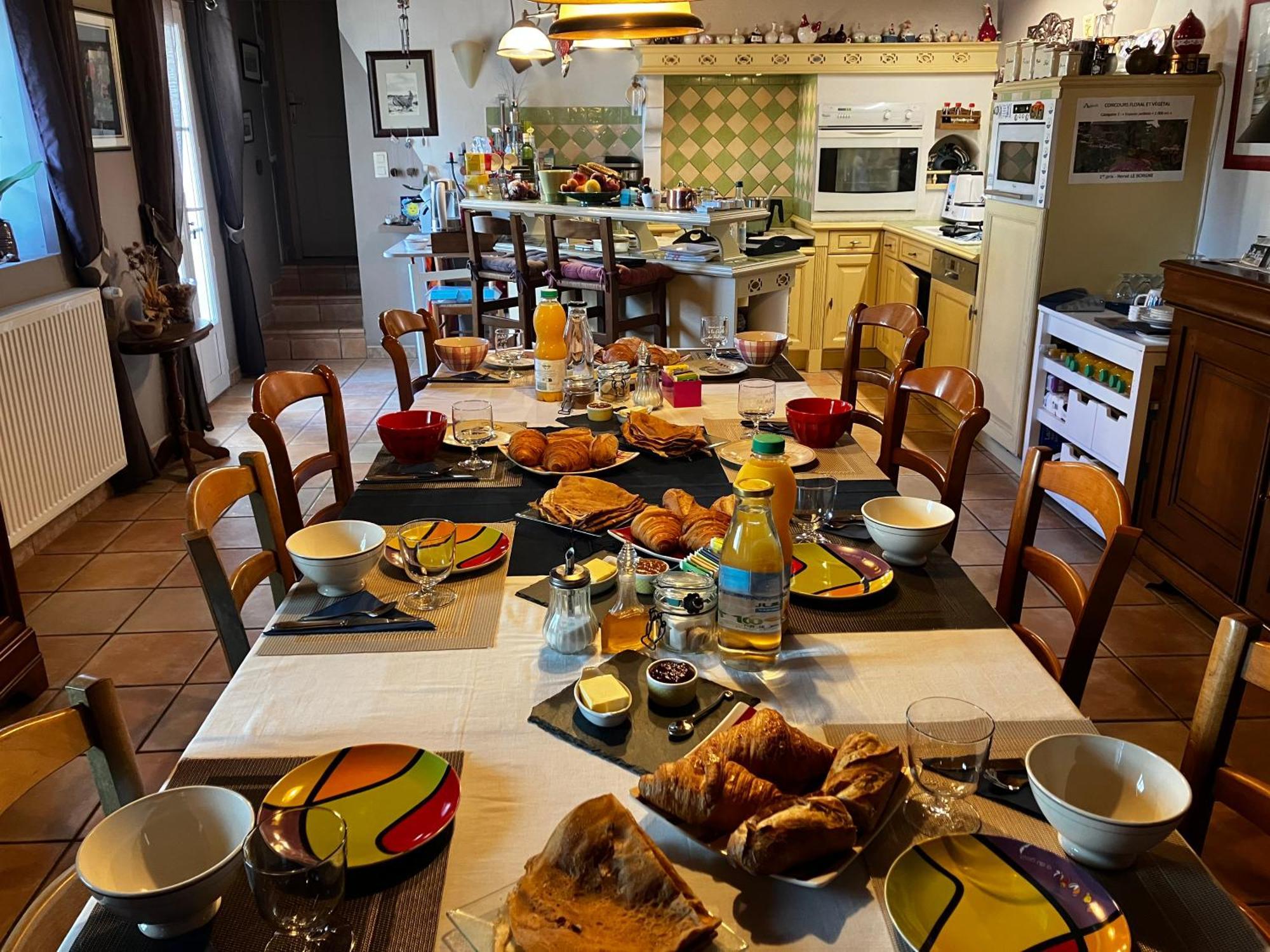 Bed and Breakfast La Ferme De Kerivoas Одьерн Экстерьер фото