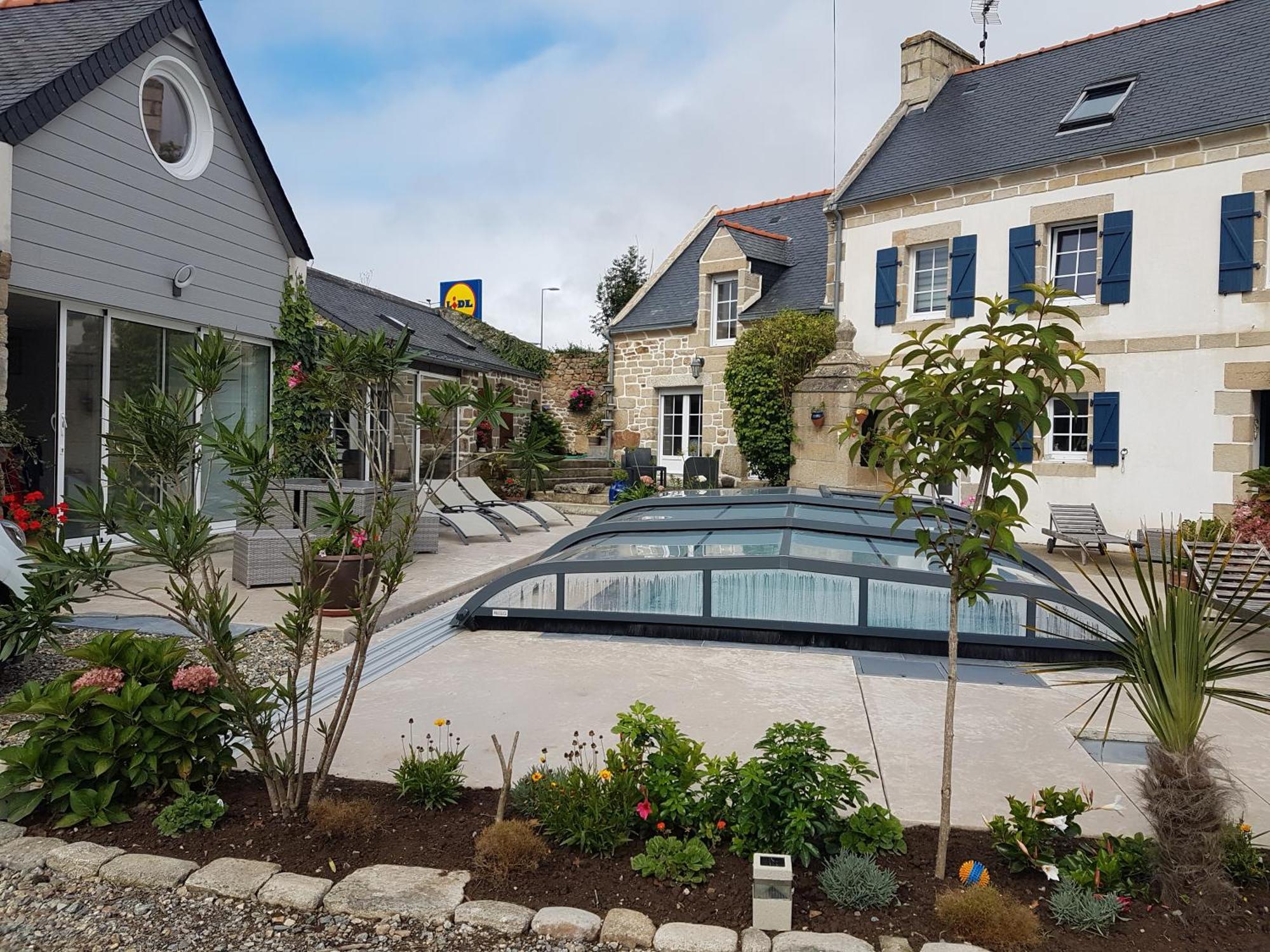 Bed and Breakfast La Ferme De Kerivoas Одьерн Экстерьер фото